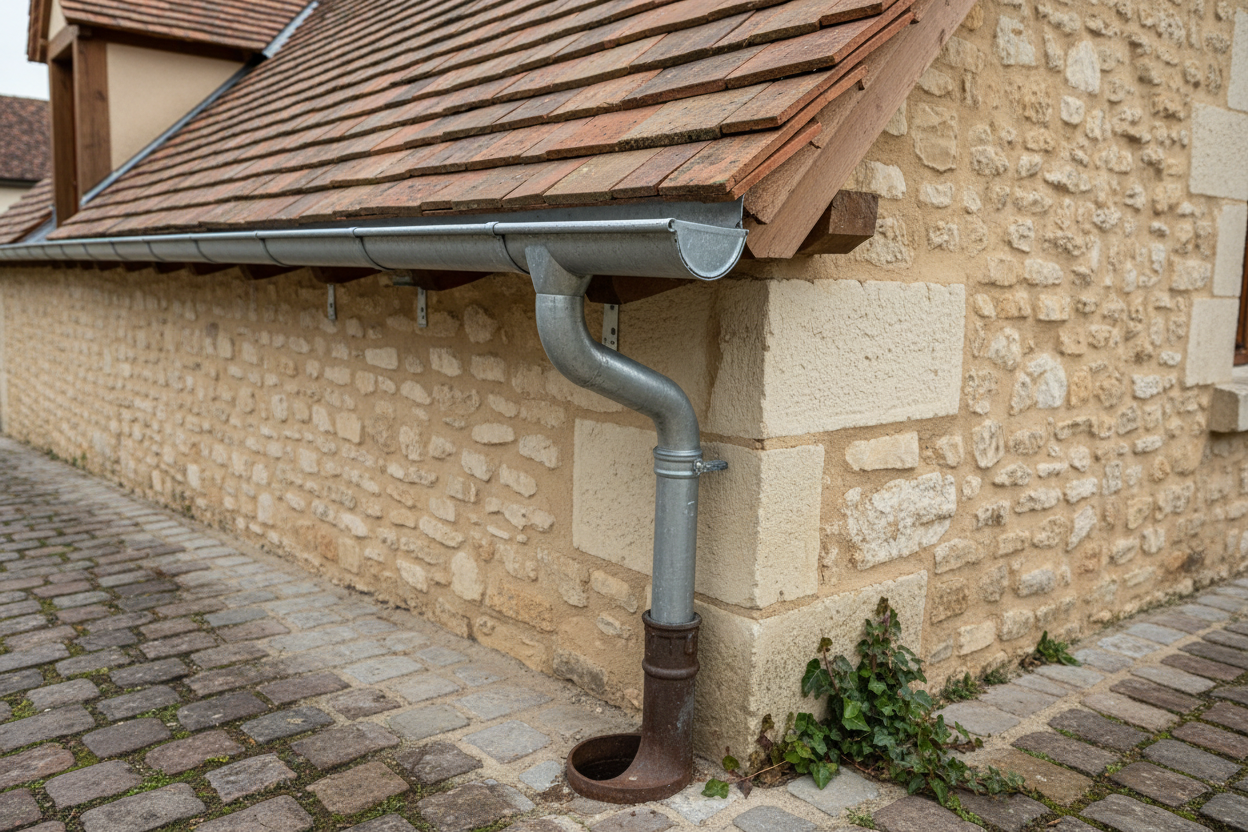 Pose et réparation de gouttières à Besançon